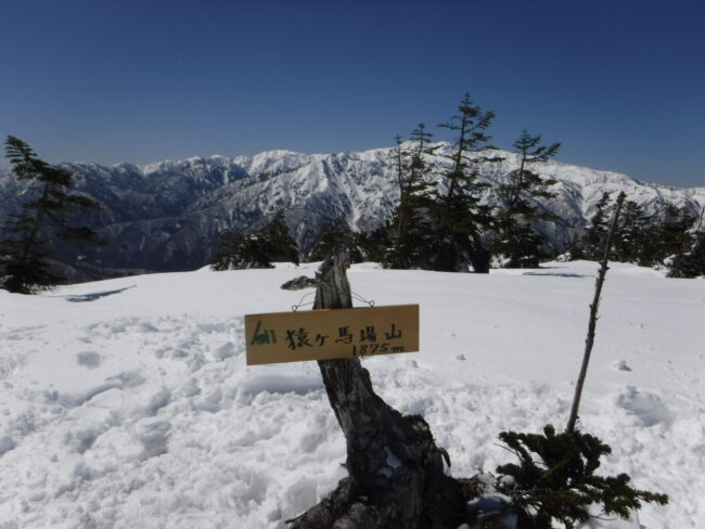 大日ヶ岳と猿ヶ番場山