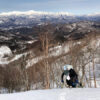 残雪の大日ヶ岳と鷲ヶ岳 - 画像 (4)