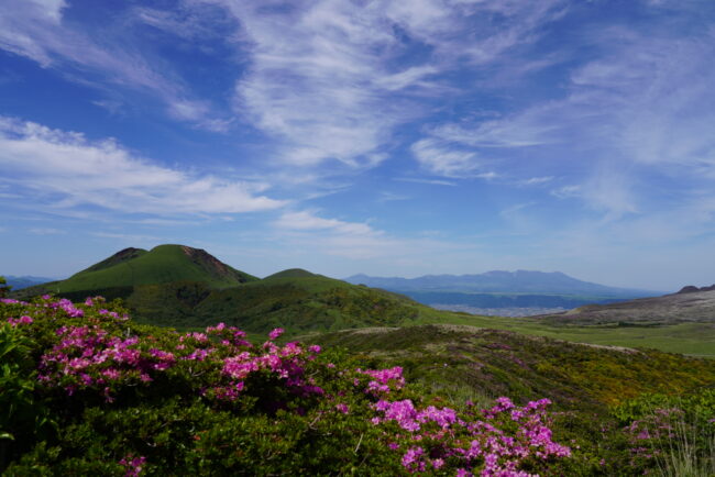 百名山3 座登頂　阿蘇山＆祖母山＆九重山